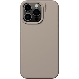 Nudient Base iPhone 15 Pro Max Silikon Hülle Backcover - Stone Beige