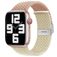 Mobigear Braided Dual Nylon Apple Watch Armband Klappschließe - 49/46/45/44 mm - Pink / Polarstern