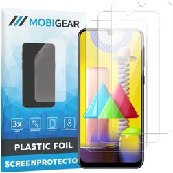 Mobigear Samsung Galaxy M31 Displayschutz Schutzfolie - Hüllenfreundlich (3er Pack)