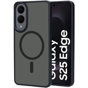 Mobiparts Hardcover Samsung Galaxy S25 Edge MagSafe Hülle Hardcase Backcover - Schwarz
