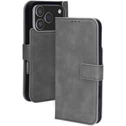 Mobiparts Classic Wallet iPhone 17 Pro MagSafe Hülle Klapphülle - Granite Grey