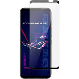 Mobigear Premium ASUS ROG Phone 6 Pro Panzerglas Gehärtetes Glas Displayschutz - Hüllenfreundlich - Schwarz