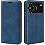 Mobigear Retro Slim iPhone 18 Pro Hülle Klapphülle Geldbörse - Dunkelblau