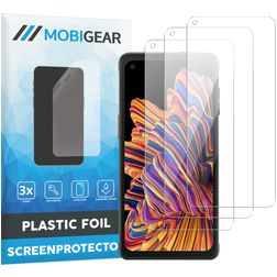 Mobigear Samsung Galaxy Xcover Pro Displayschutz Schutzfolie - Hüllenfreundlich (3er Pack)