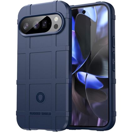 Mobigear Rugged Shield Google Pixel 10 Pro TPU (flexibel) Backcover Shockproof - Blau