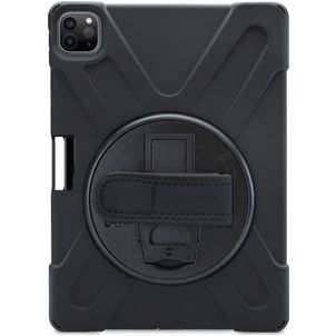 Xccess Survivor All-round iPad Pro 11 Zoll (2021) Hülle Kunststoff,Silikon Backcover + Schulterträger + Ständer - Schwarz