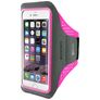 Mobiparts Comfort Fit Handyhalterung Joggen iPhone 8 Sporthülle Neopren Sportarmband - Neon Pink