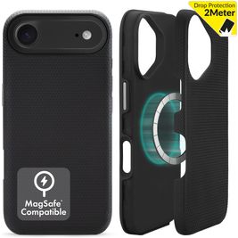 My Style Magsafe Tough iPhone Air MagSafe Hülle Hardcase Backcover Stoßfest - Schwarz