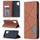 Mobigear Rhombus Slim Samsung Galaxy A32 5G Klapphülle - Braun