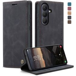 CaseMe 013 Samsung Galaxy S26 Plus Hülle Klapphülle Geldbörse - Schwarz