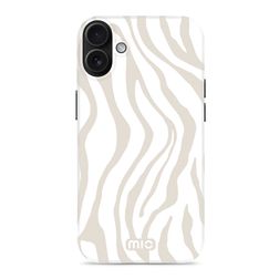 MIO iPhone 16 MagSafe Hülle Hardcase Backcover - Sandy Zebra