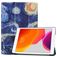 Mobigear Tri-Fold iPad 7 (2019) Hülle Klapphülle - The Starry Night