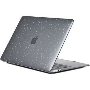 Mobigear Sparkle MacBook Air 13 Zoll (2018-2020) Hardcase Hülle MacBook Case - Schwarz - Model A1932 / A2179 / A2337