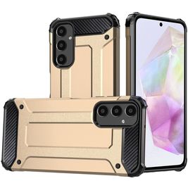 Mobigear Outdoor Samsung Galaxy A16 Hülle Hardcase Backcover Stoßfest - Gold