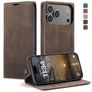 CaseMe 013 iPhone 17 Pro Klapphülle Portemonnaie - Coffee