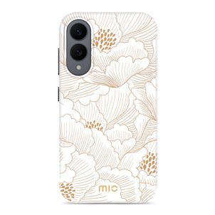 MIO Samsung Galaxy S25 Edge MagSafe Hülle Hardcase Backcover - White Roses