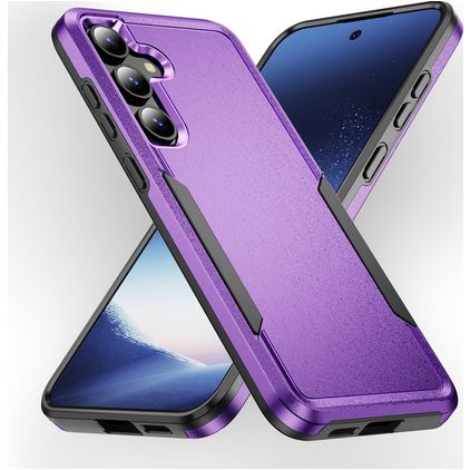Mobigear Heavy Armor Samsung Galaxy S24 Plus Hülle Hardcase Backcover Stoßfest - Lila