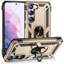 Mobigear Armor Ring Samsung Galaxy S23 Plus Hülle Hardcase Backcover Stoßfest mit Ringhalter - Gold