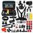Puluz GoPro Mount Zubehör Starter Pack 53 Teile + Tasche Schwarz