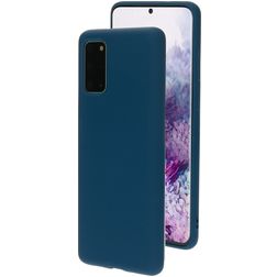 Mobiparts Samsung Galaxy S20 Plus Silikon Hülle Backcover - Blueberry Blue