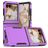 Mobigear Heavy Armor Motorola Razr 50 Hülle Hardcase Backcover Stoßfest - Lila