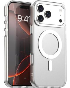 Mobigear Shockproof iPhone 18 Pro Max MagSafe Hardcase Backcover - Weiß