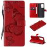 Mobigear Butterfly OPPO A94 5G Hülle Klapphülle Geldbörse - Rot