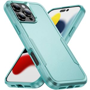 Mobigear Heavy Armor iPhone 16 Pro Max Hülle Hardcase Backcover Stoßfest - Grün