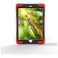 Mobigear SureGrip XGuard iPad 6 (2018) Stoßfeste Hardcase Hülle + Ständer - Rot