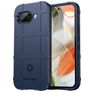 Mobigear Rugged Shield Google Pixel 9a Hülle Flexibles TPU Backcover Stoßfest - Blau