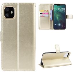 Mobigear Wallet iPhone 11 Hülle Klapphülle Geldbörse - Gold