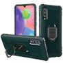 Mobigear Armor Ring Wiko View 4 Hülle Hardcase Backcover Stoßfest mit Ringhalter - Grün