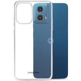 Mobilize Gelly Durchsichtig Motorola Moto G34 Hülle Flexibles TPU Backcover - Transparent