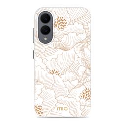 MIO Samsung Galaxy S25 Edge MagSafe Hülle Hardcase Backcover - White Roses