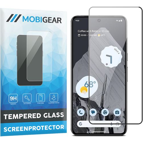 Mobigear Premium Google Pixel 8 Pro Panzerglas Displayschutz - Hüllenfreundlich - Schwarz