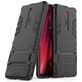 Mobigear Armor Stand Xiaomi Mi 9T Pro Hülle Hardcase Backcover Stoßfest mit Ständer - Schwarz