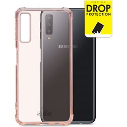 My Style Protective Flex Samsung Galaxy A7 (2018) Hülle Flexibles TPU Backcover Stoßfest - Soft Pink