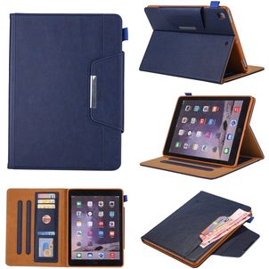 Mobigear Luxury iPad 7 (2019) Hülle Klapphülle + Stifthalter - Blau