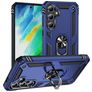 Mobigear Armor ring Samsung Galaxy S24 FE Hülle Hardcase Backcover Stoßfest mit Ringhalter - Blau