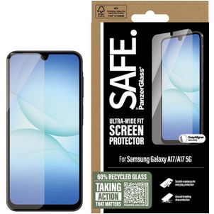 SAFE by PanzerGlass Ultra-Wide-Fit Samsung Galaxy A17 Panzerglas Gehärtetes Glas Displayschutz - Hüllenfreundlich