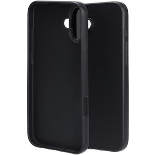 Mobiparts Classic iPhone 16 Plus Hülle Flexibles TPU Backcover - Schwarz