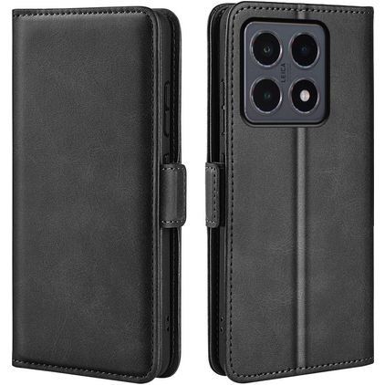 Mobigear Slim Magnet Xiaomi 15T Hülle Klapphülle Geldbörse - Schwarz