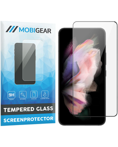 Mobigear Premium Samsung Galaxy S23 Panzerglas Gehärtetes Glas Displayschutz - Hüllenfreundlich - Schwarz