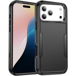 Mobigear Ultra Tough iPhone 17 Pro Max Hülle Hardcase Backcover Stoßfest - Schwarz