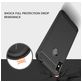 Mobigear Brushed Slim Motorola One Power Hülle Flexibles TPU Backcover - Schwarz