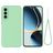 Mobigear Rubber Touch Samsung Galaxy A57 Silikon Hülle Backcover - Grün