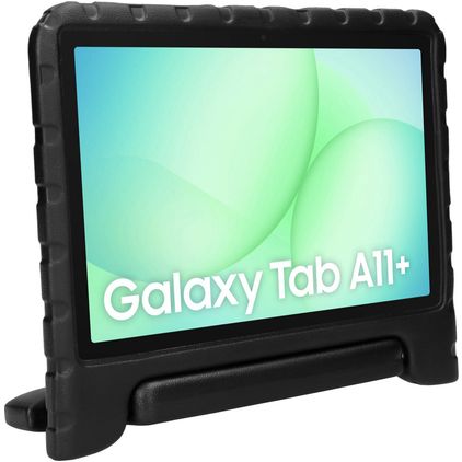Mobiparts Kids Samsung Galaxy Tab A9 Plus (2023) Tablet Hülle für Kinder mit Tragegriff - Schwarz