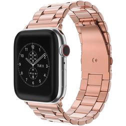 Mobigear Antwerp Edelstahl Apple Watch Armband Faltschließe - 49/46/45/44 mm - Roségold