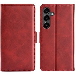 Mobigear Slim Magnet Samsung Galaxy S25 FE Klapphülle Portemonnaie - Rot