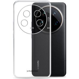 Mobilize Gelly Durchsichtig Xiaomi 14 Ultra Hülle Flexibles TPU Backcover - Transparent